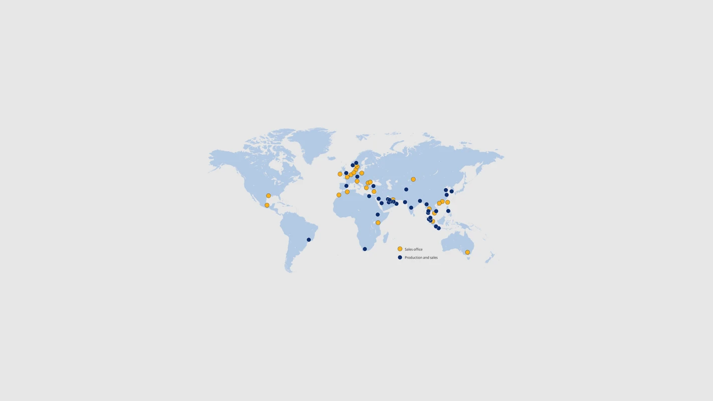 World map with Jotun locations