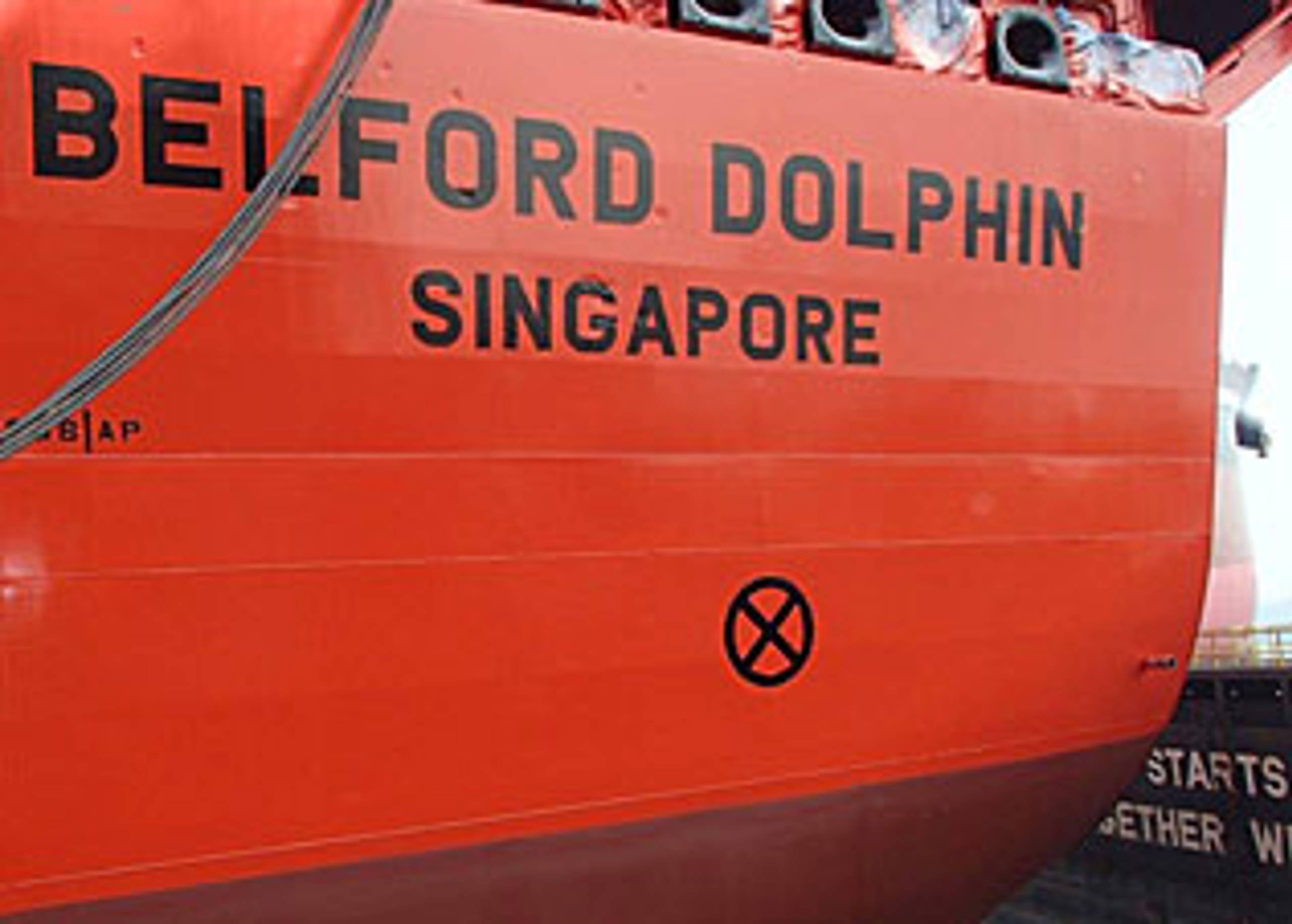 Belford Dolphin coated with Jotun coatings