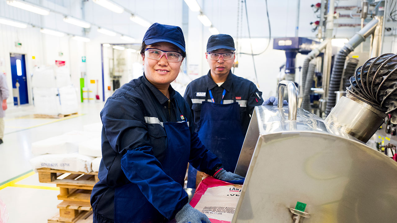 Jotun employees in China